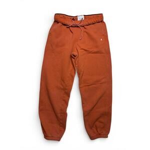 Vintage Orange Rust Champion Jogger Sweatpants Size Medium